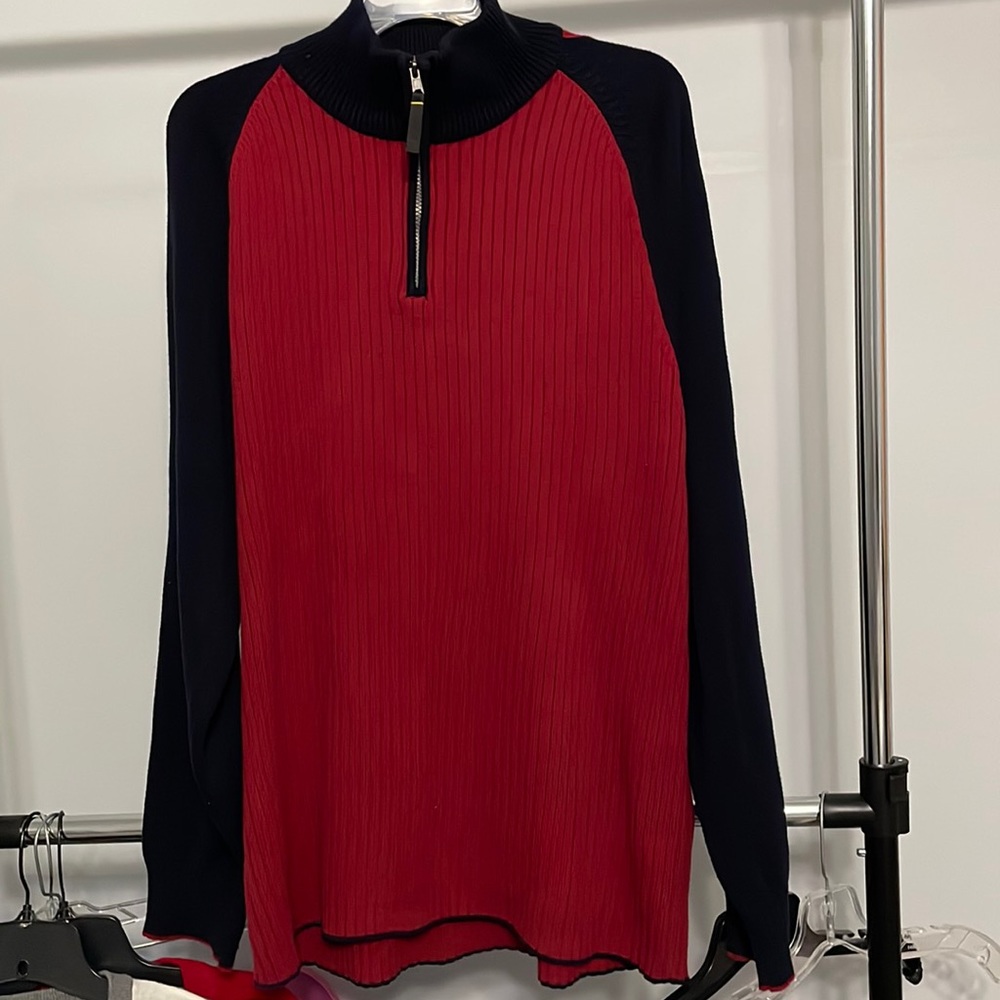 Nautica Mens quarter zip sweater size xxl